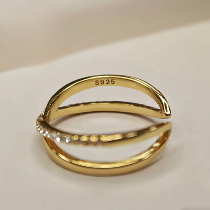 Cross Zirconia Ring | Støtt brystkreft